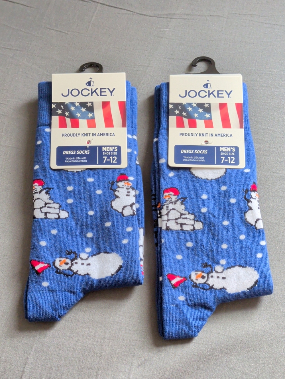 Jockey Men's Novelty Dress Crew Sock - Qty 2 Pair